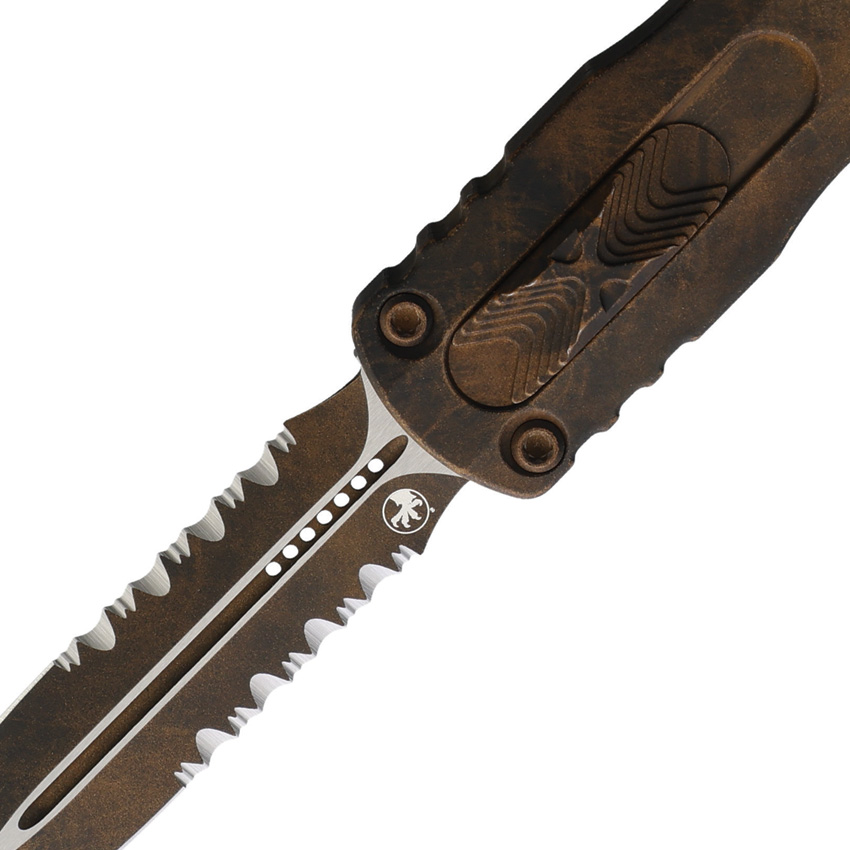 Microtech Auto Dirac D/E OTF Plague (3") Microtech Auto Dirac D/E OTF Plague (3")