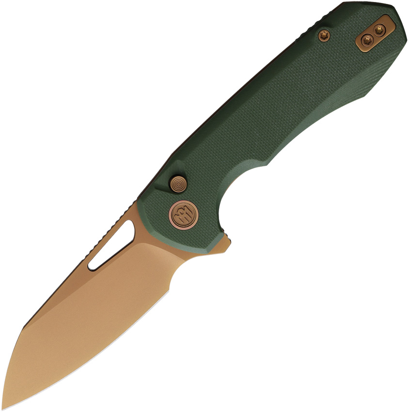 REMETTE Camel Button Linerlock G10 Grn (3.13") REMETTE Camel Button Linerlock G10 Grn (3.13")