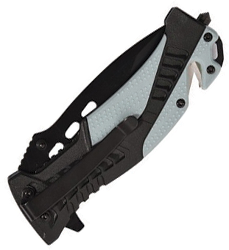 S-TEC Rescue Linerlock A/O Blue (3.75") S-TEC Rescue Linerlock A/O Blue (3.75")