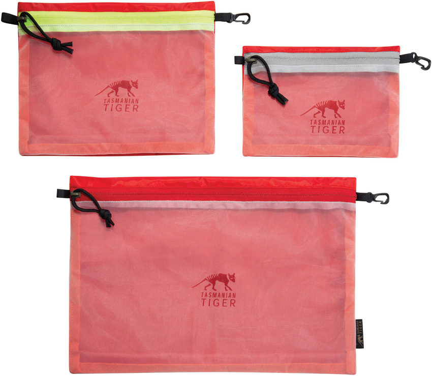 Tasmanian Tiger Mesh Pocket Set Red Tasmanian Tiger Mesh Pocket Set Red