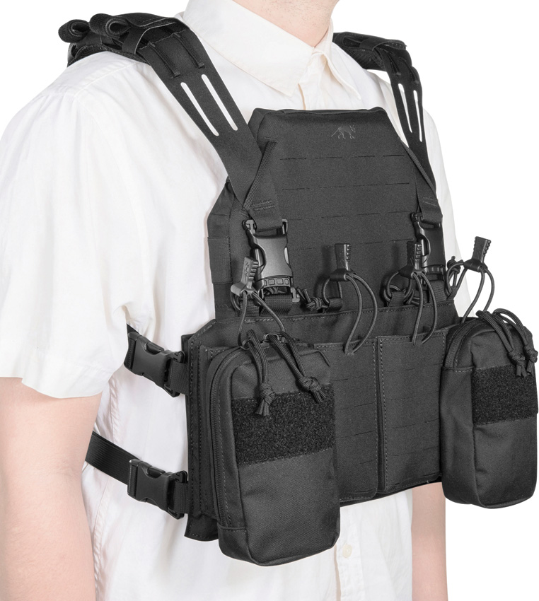 Tasmanian Tiger Modular Chest Rig 4xM4 Blk Tasmanian Tiger Modular Chest Rig 4xM4 Blk