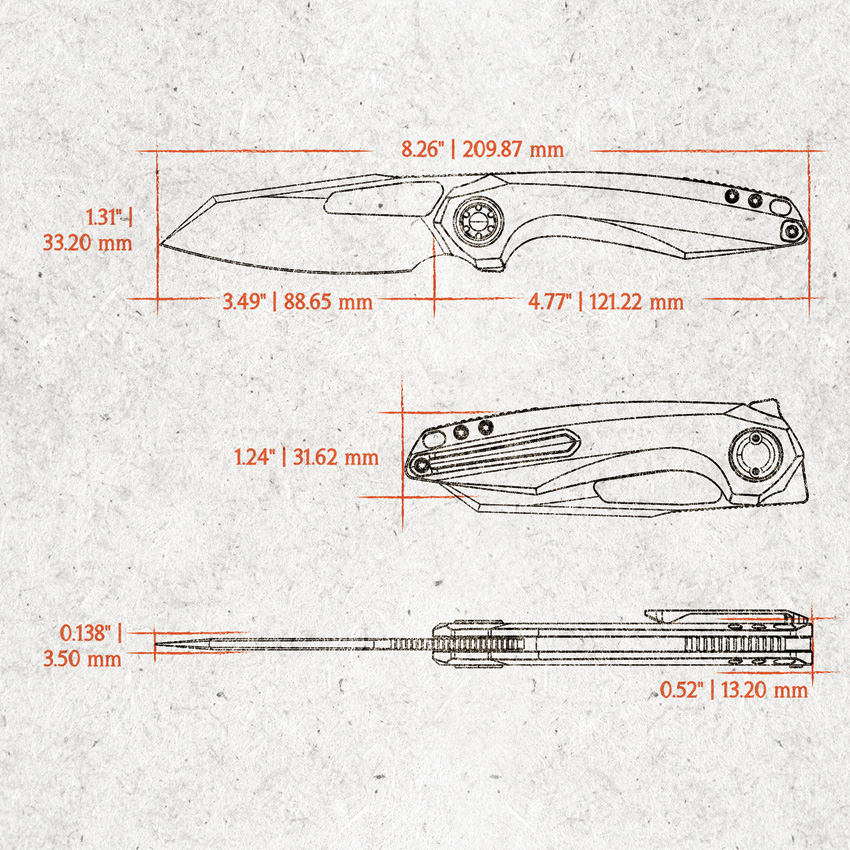 Vosteed Thunderbeast Vanchor Lock Ti (3.5") Vosteed Thunderbeast Vanchor Lock Ti (3.5")
