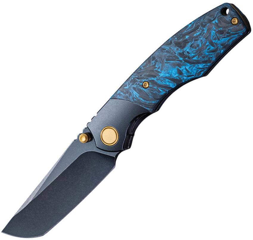 Vixino Knives Baby Bronto Framelock Blue CF (3.25") Vixino Knives Baby Bronto Framelock Blue CF (3.25")