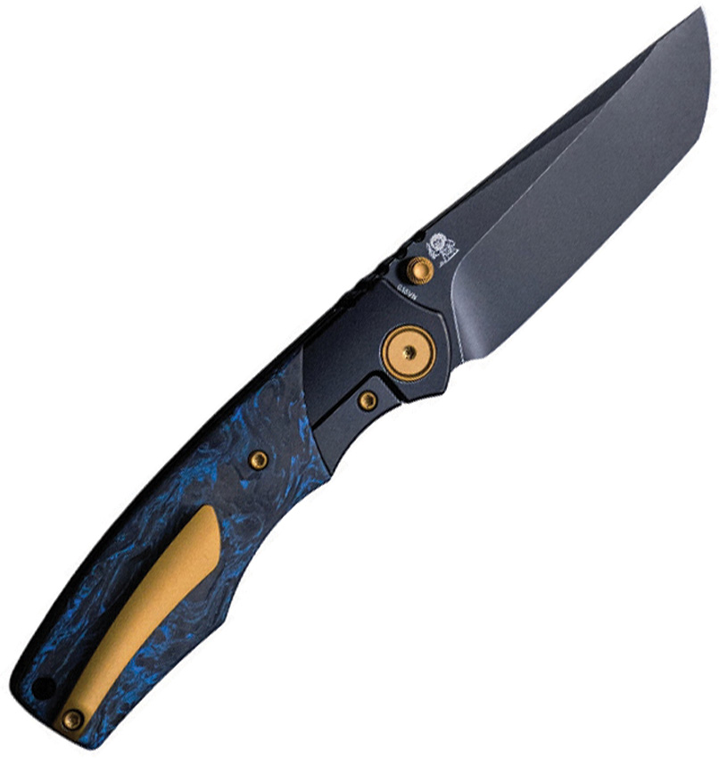 Vixino Knives Baby Bronto Framelock Blue CF (3.25") Vixino Knives Baby Bronto Framelock Blue CF (3.25")
