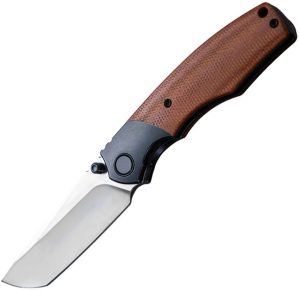 Vixino Knives Baby Bronto Framelock Brown (3.25″)