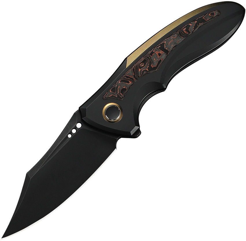 We Knife Co Ltd VARG Framelock Copper CF (3") We Knife Co Ltd VARG Framelock Copper CF (3")