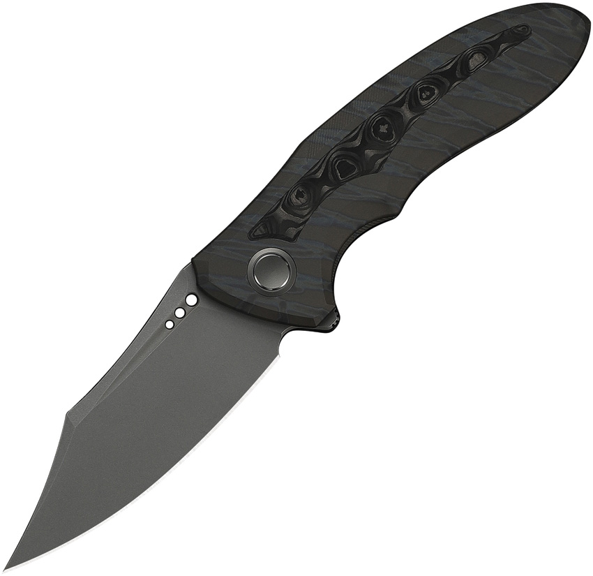 We Knife Co Ltd VARG Framelock Blk Rose (3") We Knife Co Ltd VARG Framelock Blk Rose (3")