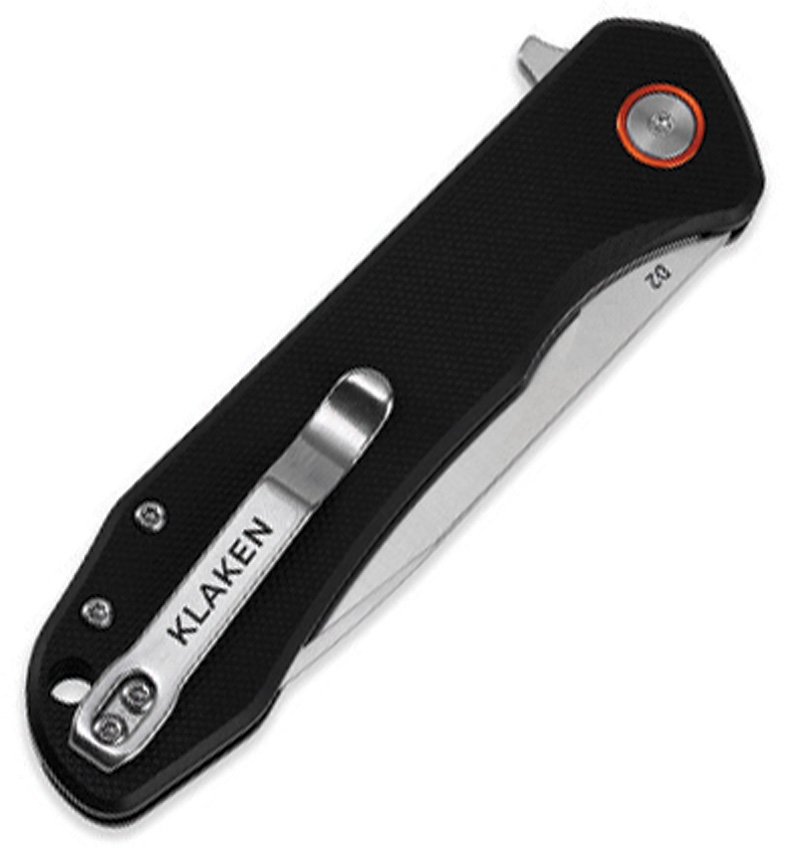 Klaken Knives Slate Linerlock Black Klaken Knives Slate Linerlock Black