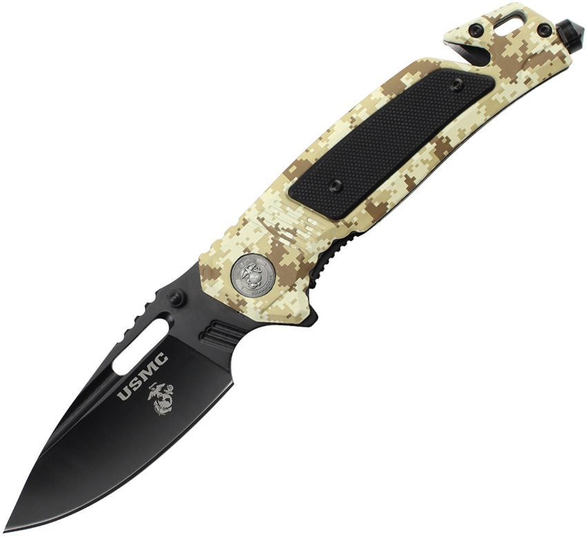 USMC Rescue Linerlock A/O Camo (3.25") USMC Rescue Linerlock A/O Camo (3.25")